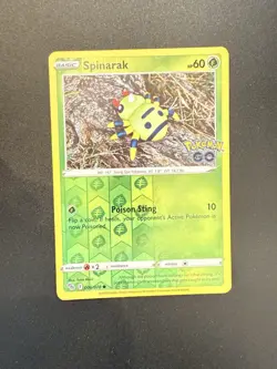 Pokemon GO Spinarak 006/078 Reverse Holo (NOT Ditto) - LP - Image 3