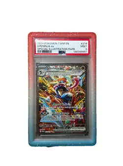 2024 Pokemon Twilight Masquerade Greninja EX #214 Psa 9 - Image 1