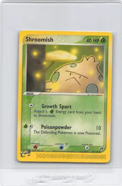 SHROOMISH 78/100 - NON-HOLO COMMON - EX Sandstorm - EReader Pokemon Card - NM - Image 1