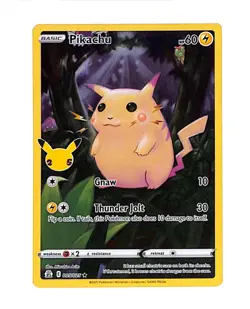 Pikachu 005/025 Ultra Rare Holo 2021 Celebrations Pokemon TCG English - Image 1