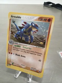 Pokemon TCG Armaldo 1/100 EX Sandstorm Holo Rare Card - Image 1