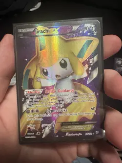 Pokemon Jirachi EX Ultra Rare Full Art Holo Plasma Blast 98/101 - Image 1