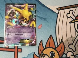Alakazam EX - 25/124 - Holo Rare ex Pokemon Fates Collide - Image 1