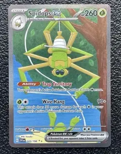 Pokemon TCG - Spidops ex 243/198 - Holo Illustration Rare - Scarlet & Violet *NM - Image 1