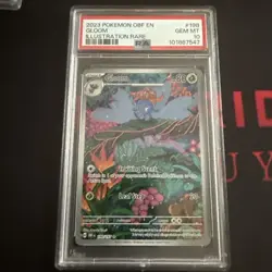Pokemon TCG: Gloom - Obsidian Flames 198/197 Illustration Rare - Holo PSA 10 - Image 1