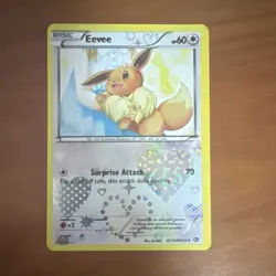 Pokemon Eevee RC14/RC25 Radiant Collection Holo Basic Card 60 HP Surprise Attack - Image 1