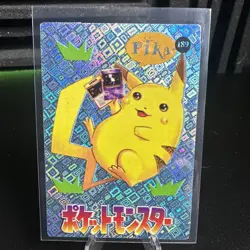 Pokemon Card - Pikachu #189 - Vending Machine - Holo - Image 1