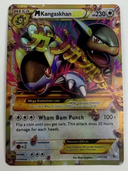 Pokemon TCG Mega M Kangaskhan EX 109/106 XY Full Art Secret Rare Holo Card - Image 1