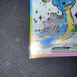 Lapras EX 158/142 Full Art NM Stellar Crown Pokemon Card - Image 5