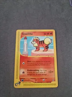 Pokemon TCG Growlith Aquapolis 80/147 Non-Holo Common NM - Image 1