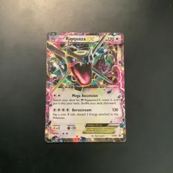 Shiny Rayquaza EX XY69 Ultra Rare Pokemon TCG Black Star Promo - DMG - Image 1