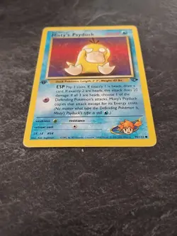 Pokemon TCG Misty's Psyduck Gym Challenge, 1st Edition Common Card 90/132 - Image 3