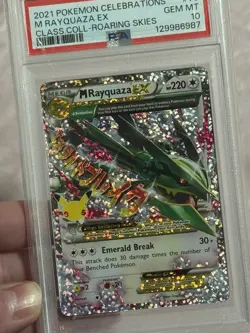 Mega Rayquaza EX 2021 Pokemon Sword Shield Celebrations Classic #76 PSA 10💎✨🌟✅ - Image 1