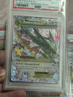 Mega Rayquaza EX 2021 Pokemon Sword Shield Celebrations Classic #76 PSA 10💎✨🌟✅ - Image 3