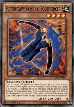 Superheavy Samurai Soulpiercer - 1st Edition SECE-EN009 - NM - YuGiOh - Image 1