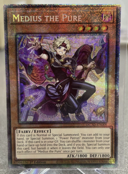 Yugioh Medius the Pure Starlight Rare - 1st Edition NM DUAD-EN008 - Image 1