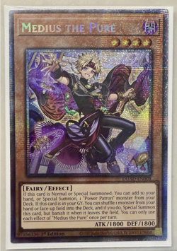 Yugioh Medius the Pure Starlight Rare - 1st Edition NM DUAD-EN008 - Image 2