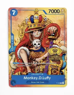 Monkey.D.Luffy (2nd Anniversary Stamped Promo) P-043 - One Piece TCG - English - Image 1