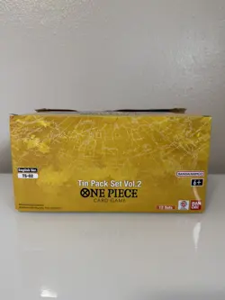 Bandai One Piece Card Game: Tin Pack Set Vol.2 (12x Sealed Tins With Case) - Image 1