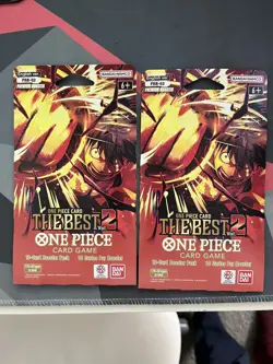 One Piece The Best Vol. 2 Premium Booster PRB-02 Sleeved Booster Pack (LOT OF 2) - Image 1