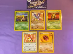1st Edition Neo Genesis Revelation Destiny Common Pokemon Cards - Image 1