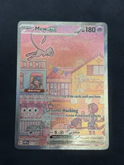 Pokemon 2023 Mew EX Full Art #053 SVP BLACK STAR PROMO 151 ULTRA-PREM Collection - Image 1