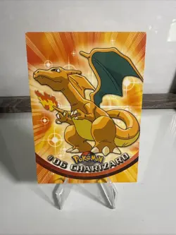 Pokemon 1999 Topps TCG Charizard - #06 - Non-Holo - TV Series 1 Black Logo B - Image 1