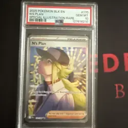 N's Plan 170/086 Special Illustration Rare Blk En-black Bolt Pokemon PSA 10 - Image 1