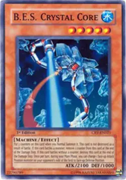 B.E.S. Crystal Core - CRV-EN021 - Super Rare - Unlimited Edition - Lightly Playe - Image 1