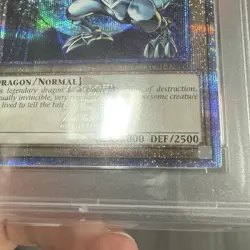 Blue-Eyes White Dragon Yugioh 2024 KC01-EN000 Quarter Century Secret Rare PSA 10 - Image 5