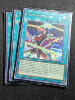 Yugioh - 3x Onomatopickup LED6-EN037 1st Common NM - Image 1