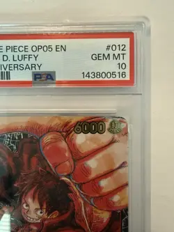 2023 One Piece OP05 Monkey D. Luffy 1st Anniversary ST01-012 PSA 10 English - Image 4