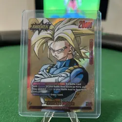 Trunks : Future - SB02-001 Gold Leader Manga Booster 02 Dragon Ball Card English - Image 1