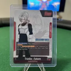 Trunks : Future - SB02-001 Gold Leader Manga Booster 02 Dragon Ball Card English - Image 2