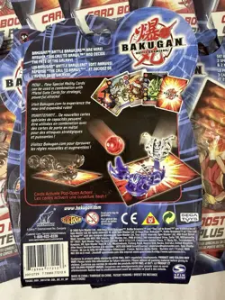 10x Bakugan Battle Brawlers Card Booster Pack 3 Ability/2 Metal Spin Master 2008 - Image 2