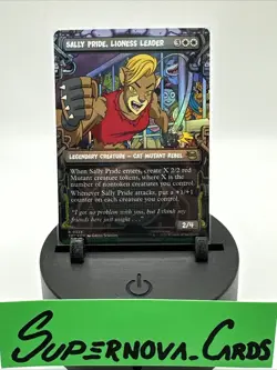ERROR CARD! Missing Hologram! MTG TMNT Sally Pride FOIL 225 TMT - Image 1
