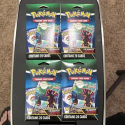 Pokemon Umbreon TCG VMAX Walmart Exclusive 4 Packs Sealed 20 Cards (1 Foil) - Image 1