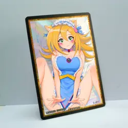 Dark Magician Girl – 1/1 NSFW Custom Holo Anime Waifu Card | Yu-Gi-Oh! Inspired - Image 2