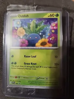 Pokemon TCG Oddish SVP 102 Promo Path to the Peak Sealed Card - Image 1
