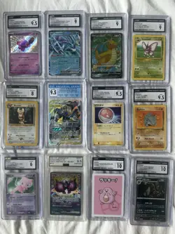 12 Pokemon Graded Card Lot - Image 1
