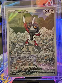 Pokemon TCG Pawniard Black Bolt Illustration Rare Card 142/086 NM/M Condition - Image 2