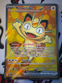 Meowth ex 107/088 - Perfect Order Pokemon Card - NM - Image 1
