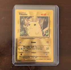 Pokemon Pikachu Metal Promo Holo Card 058/102 Celebrations - Image 3