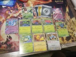 Pokemon Cosmos Holo & Random Pokemon 14 Card Lot Pikachu Pokemon Day, Clefairy - Image 1