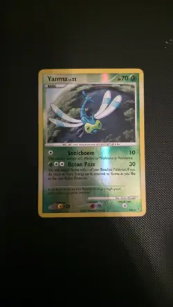 Pokemon Yanma Shiny Reverse Holo Card SH9-12 Supreme Victors - Image 1