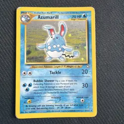 Azumarill 2/111 Holo Rare Neo Genesis Pokemon Card - Image 1