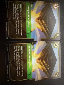 Riftbound League Of Legends Origins Foil Card OGN 077 Zhonyas Hourglass - Image 3