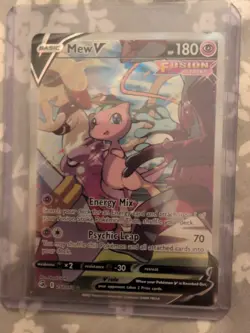 Pokemon Mew v Holo Alternative Art Ultra Rare TCG Fusion Strike Card 251/264 - Image 2