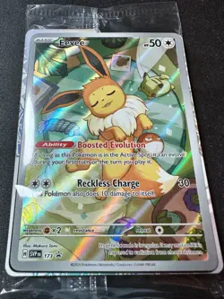Eevee SVP 173 Scarlet & Violet Promo Card Holo Sealed with Dividers - Image 1
