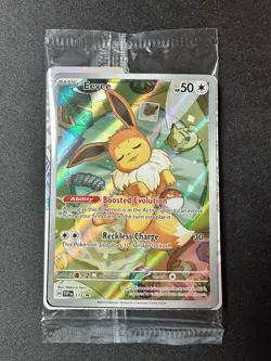 Eevee SVP 173 Scarlet & Violet Promo Card Holo Sealed with Dividers - Image 2
